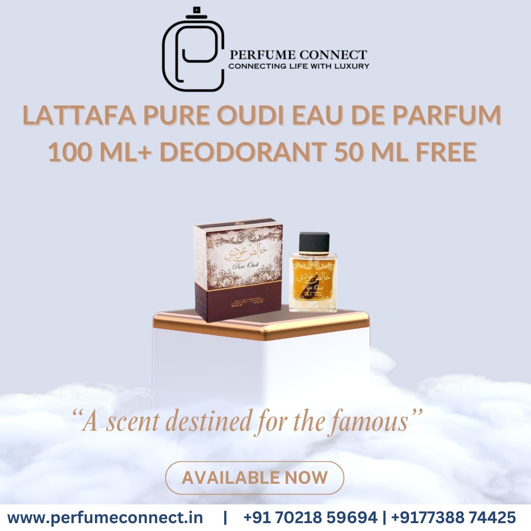 Experience Luxury with Lattafa Pure Oudi Eau de Parfum!